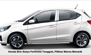 Honda Brio Satya Performa Tangguh, Pilihan Warna Menarik Honda Brio Satya